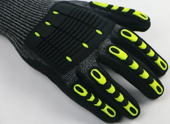 TPR Mechanic Cut Resistant Impact Resistant Gloves