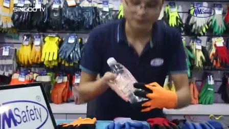 Nmsafety 13G Colorful Polyester Latex Coating Work Glove