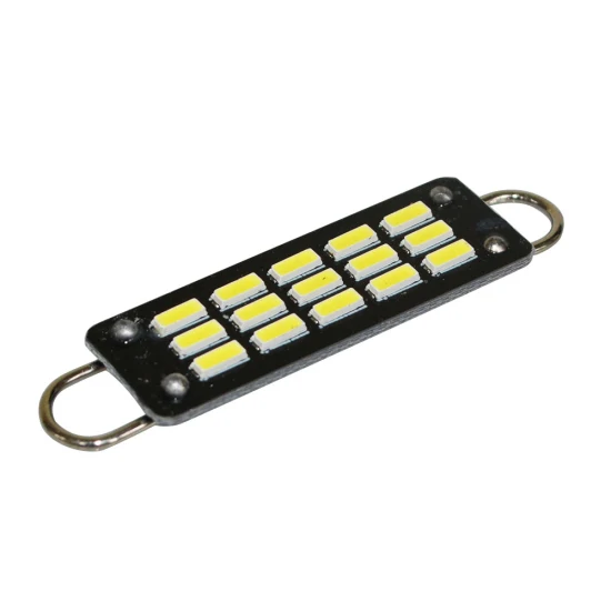 12V 44mm LED Festoon T Type with Loop for Car Interior
