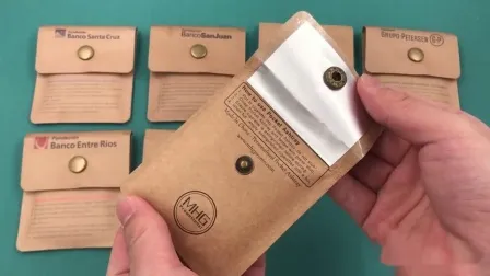 Factory Direct Kraft Paper Craft Paper Pocket Ashtray Pouch