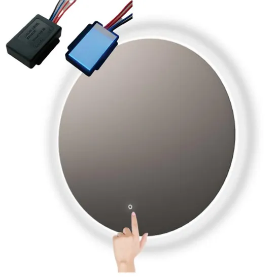 Two Keys 12V 24V LED Lights Mirror Defogger Dimmer Touch Sensor Switch
